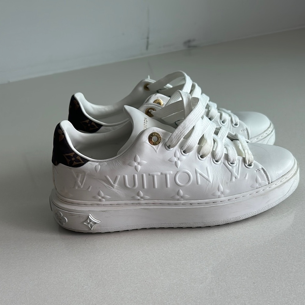Louis Vuitton White Monogram Sneakers